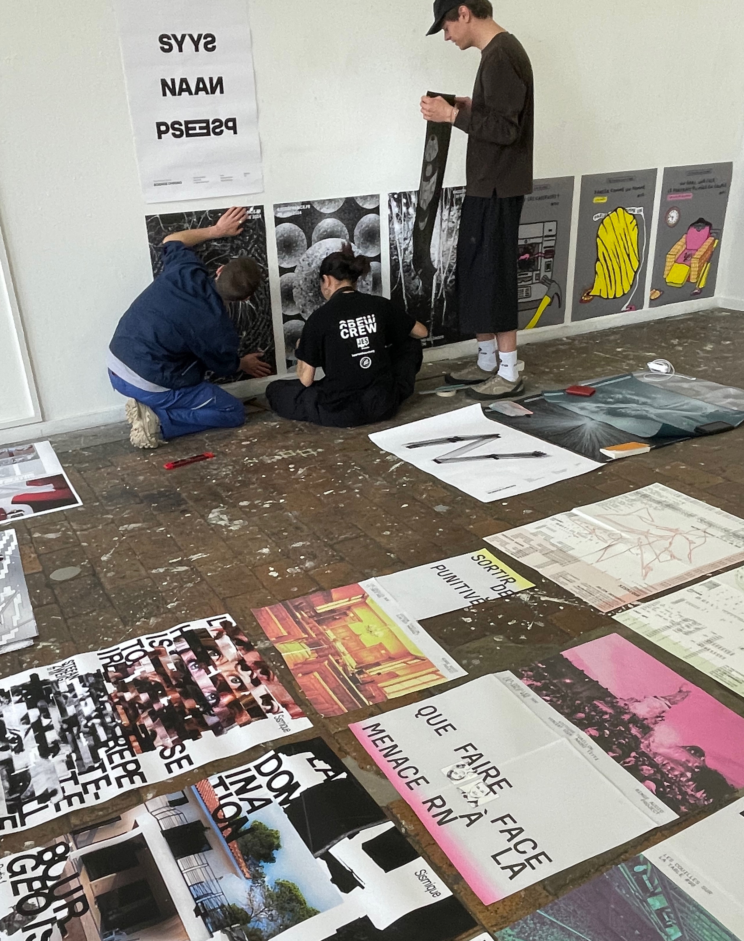 B3 graphisme - Affiche-Podcast - Accrochage collectif - 2024-25