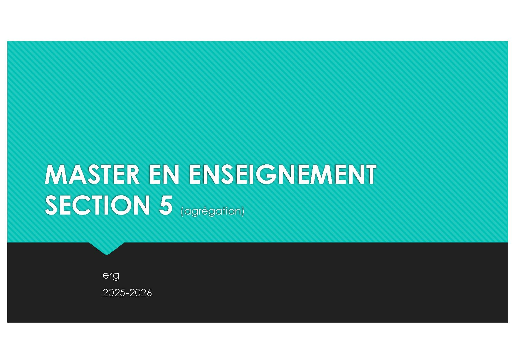 Master section 5 - Agrégation.pdf