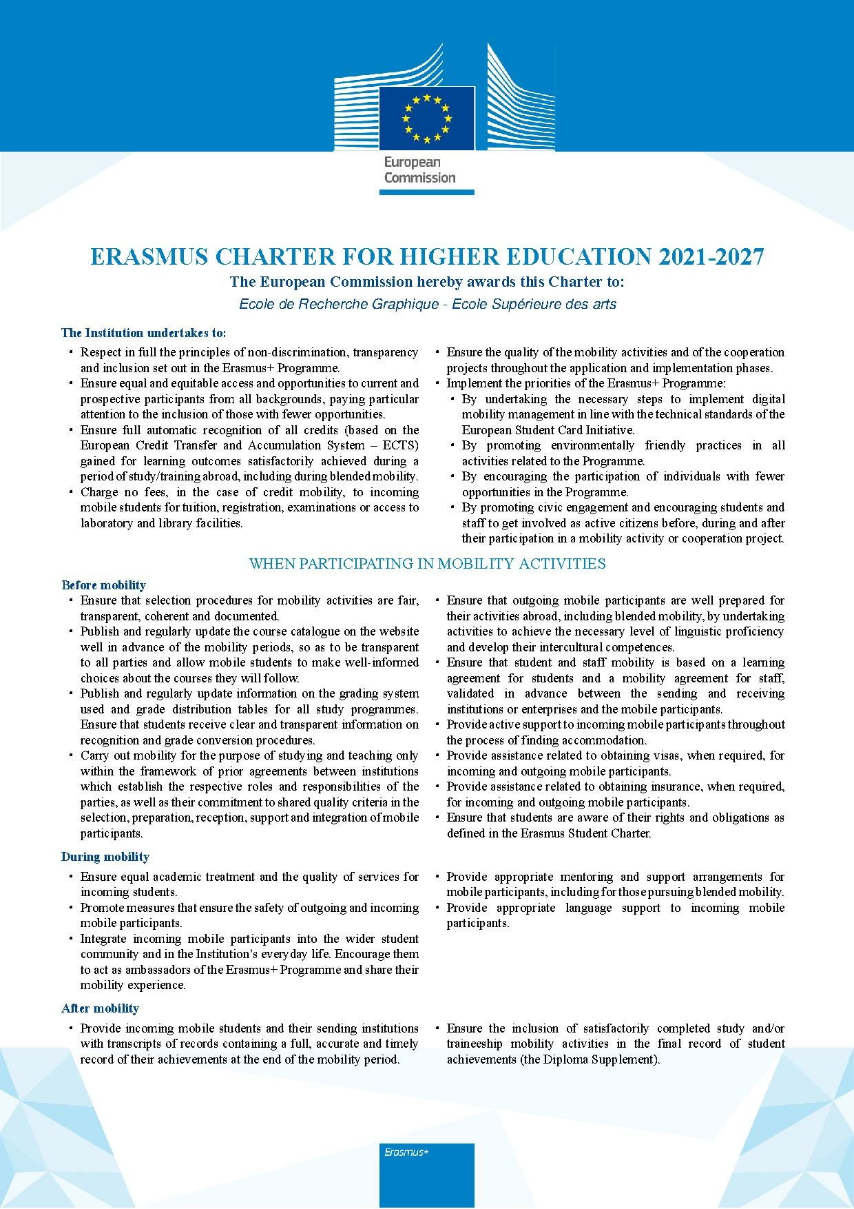 Erasmus Charter